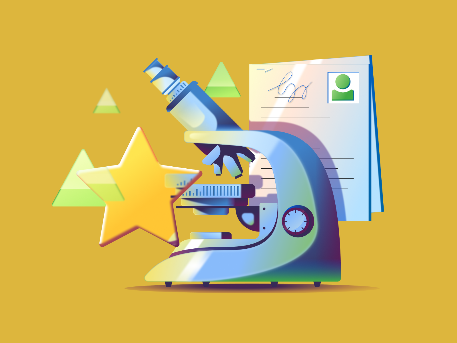 Professional Research – Vector Illustration by KAT on Dribbble