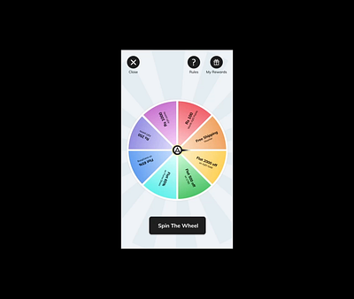 Ajio.com - Spin the wheel ajio app game spin the wheel ui