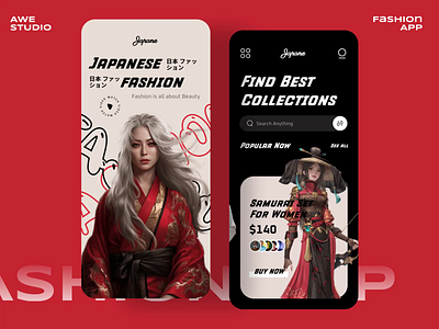 Japanese Fashion App animation app app design asian awe clothing e commerce app ecommerce app fashion app ios japan japanese japanese fashion lifestyle mobile app motion graphics shopping shopping app