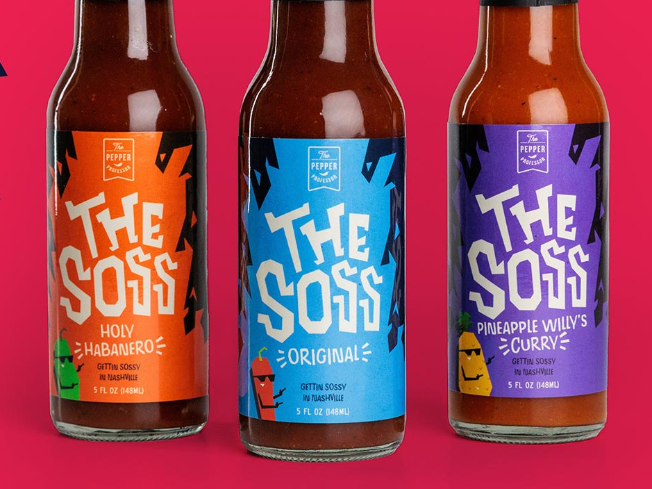 The Soss - Package Design by Zayne Parmiter on Dribbble