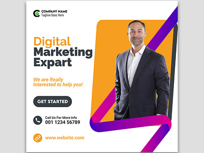 Digital Marketing Social Media Post Banner Design Template advertise agency banner business social media post commercial corporate corporate banner corporate social media post design stocks digital marketing flyer instagram post logo poster sale sichonnu social media post t shirt design twitter social media post