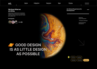 Work with dedication design graphic design landing pages typography ui ux web design