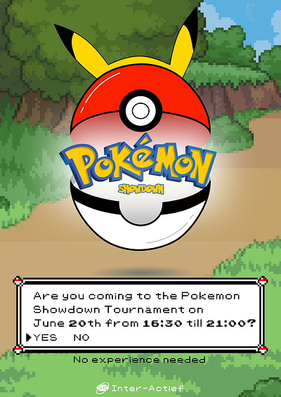 Pokémon Showdown Tournament Poster
