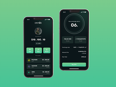Crypto Trading App app crypto design mihirsongara mobile trading ui wallet