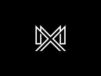 Letter mx or xm monogram 3d abstract logo branding design graphic design illustration logo mx mx logo typography ui ux vector xm