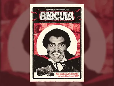 Blacula 70s blacksploitation cheesy costume dracula halloween horror retro schlock vampire