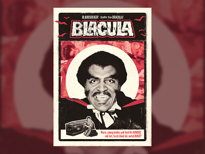 Blacula 70s blacksploitation cheesy costume dracula halloween horror retro schlock vampire