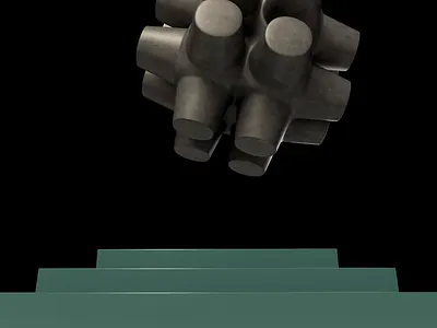 The arrival 3d animation c4d character cinema 4d design drop gif illustration motion graphics redshift. totem ui