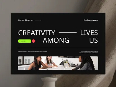 Hero Section design illustration ui ux