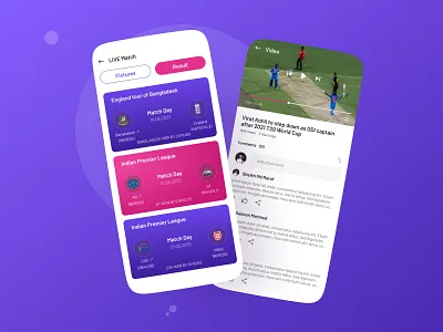 CricFan- Live Cricket and score app ui betting cricket cricket gambling fantasy football gambling indian premier league ipl live streaming soccer sport ui