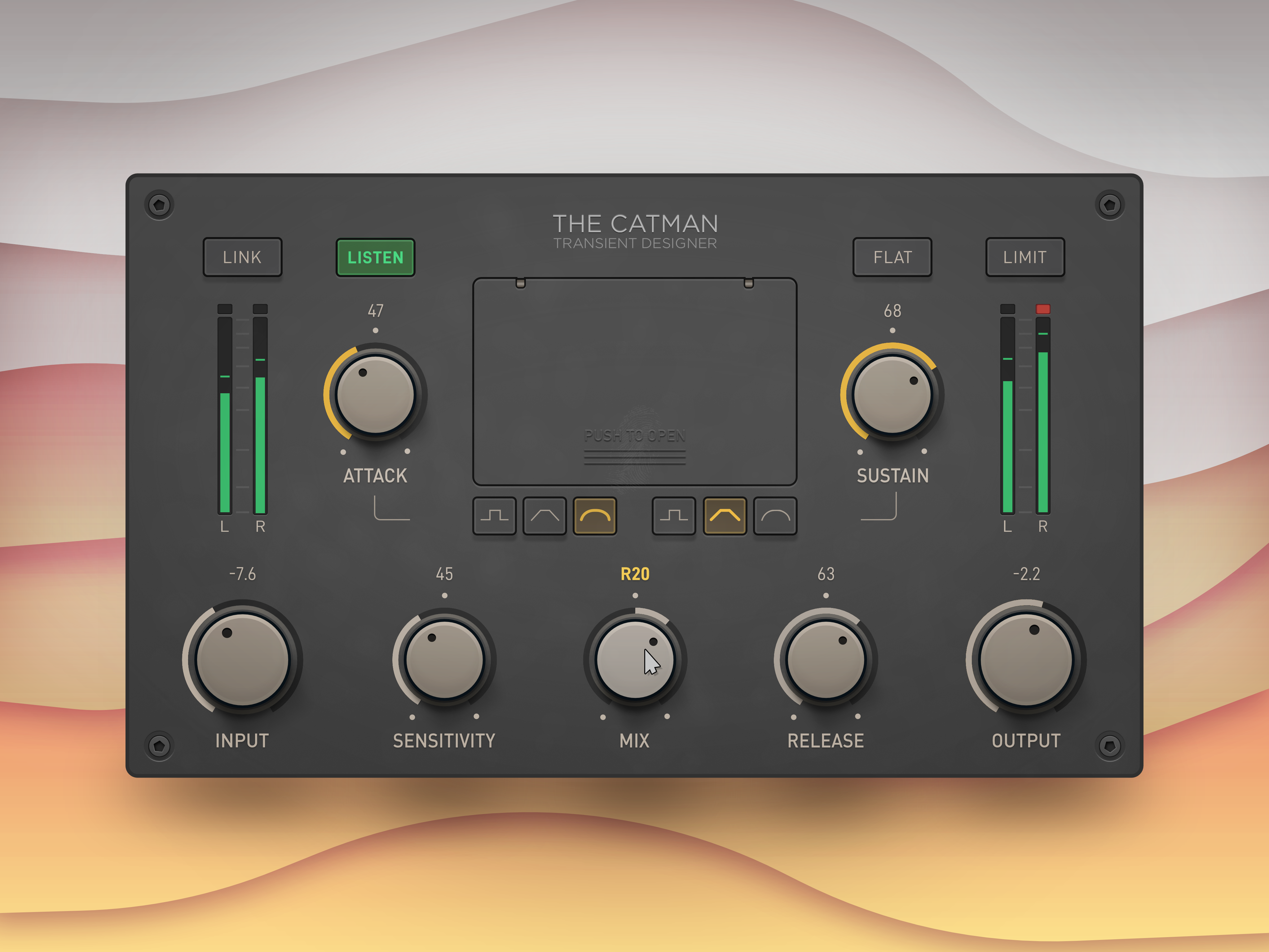 The Catman 2d gui audio audio ui designer concept graphic design gui design gui designer product design ui uiux user interface design ux vector vst vst gui designer vst plugin vst plugin gui vu