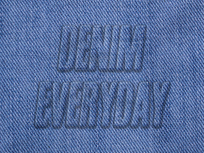 Denim effect adobe adobeillustrator design effettexte graphic design graphism illustrator texteffect tipographie typography