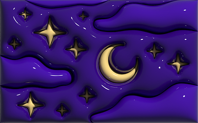 Night Sky Desktop Wallpaper 3d illusion illustration