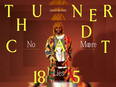 Jam of the Week | 185 album art album cover branding creative direction design graphic design illustration jam of the week jam of the week 185 music passion project product design rogue studio tame impala thundercat type experiment typography ui web website