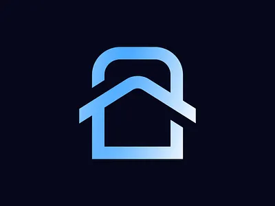 House and Lock Logo brand brand identity branding exploration house lock logo logomark mark