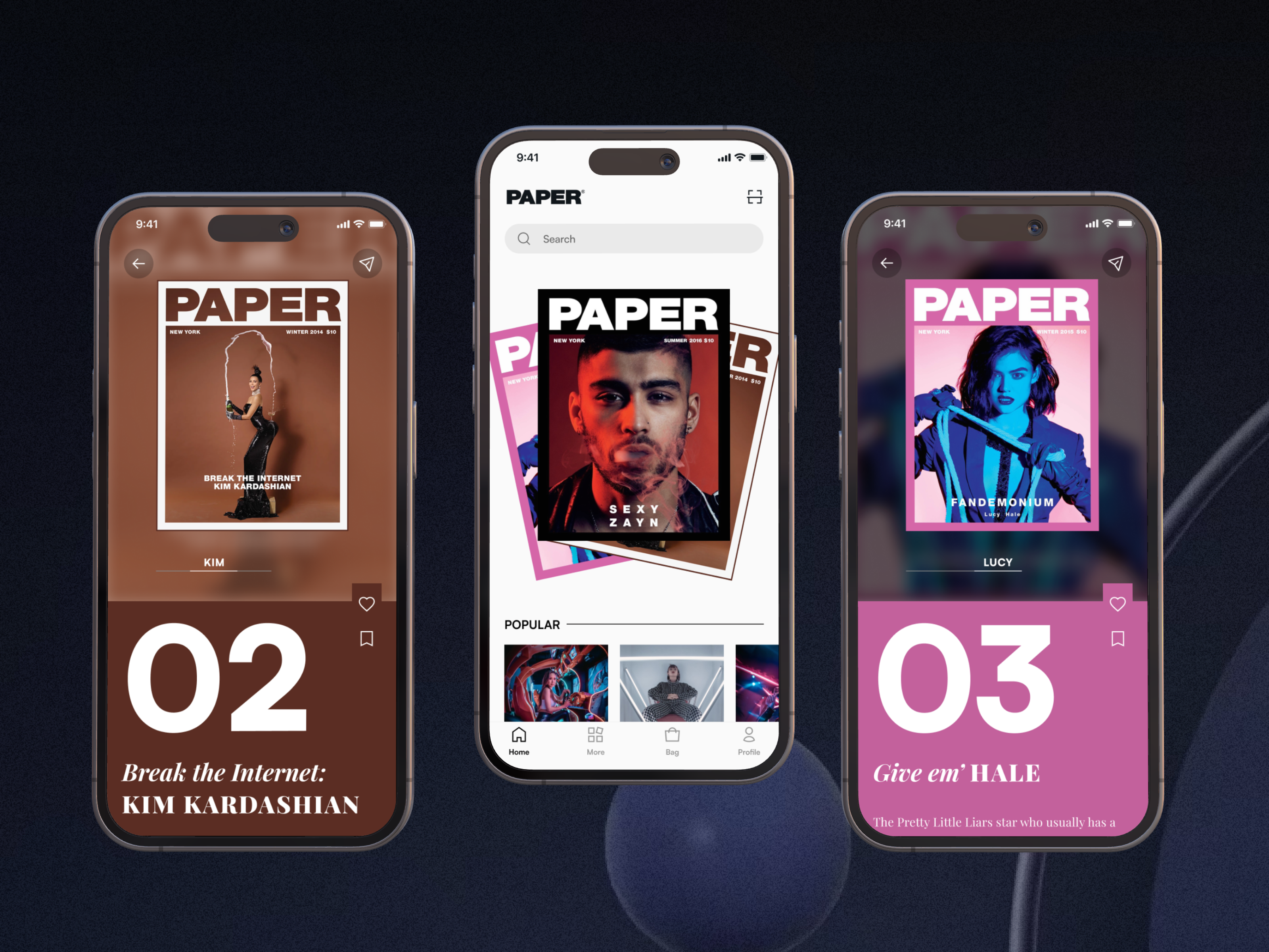 Magazine App animation app design graphic design magazine app motion graphics paper product design trending ui user experience user interface ux