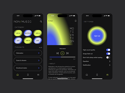 Music App concept app concept design musicapp ui ux