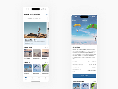 Tour planning app concept app application design figma interaction ios iphone mobile modern sport tour tourist touristic ui ux