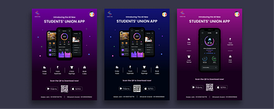 SU App Launch - Posters Design art branding design graphic design poster poster design