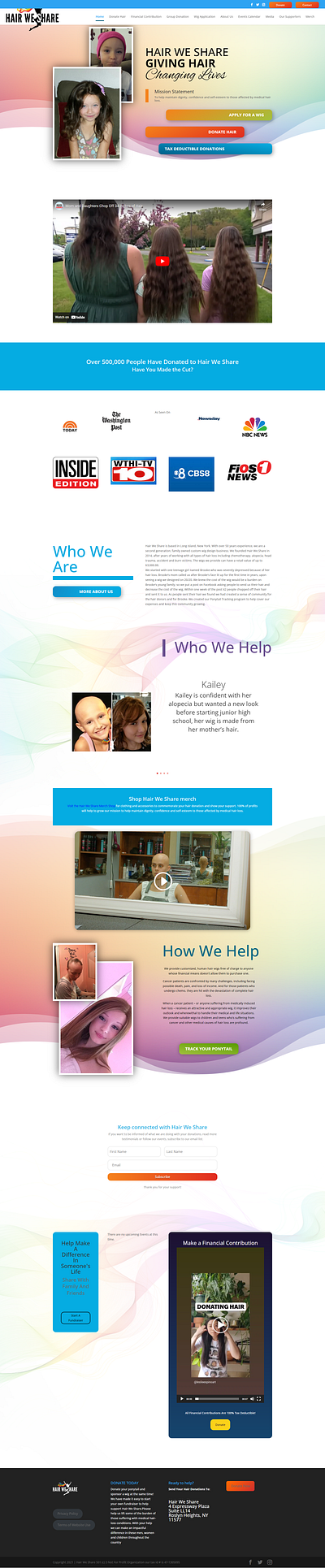 Wig Business Website Design hair wig ui website wig website wordpress website