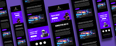 Sports Union Newsletter - Email Design art branding design email email design graphic design