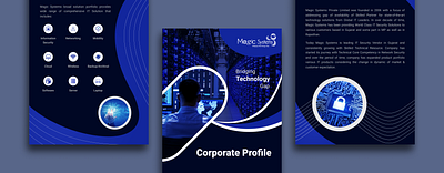 Magic Systems - Brochure Design art branding brochure design corporate profile design graphic design