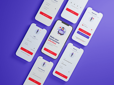 Transactions App design app design mobil ui ux