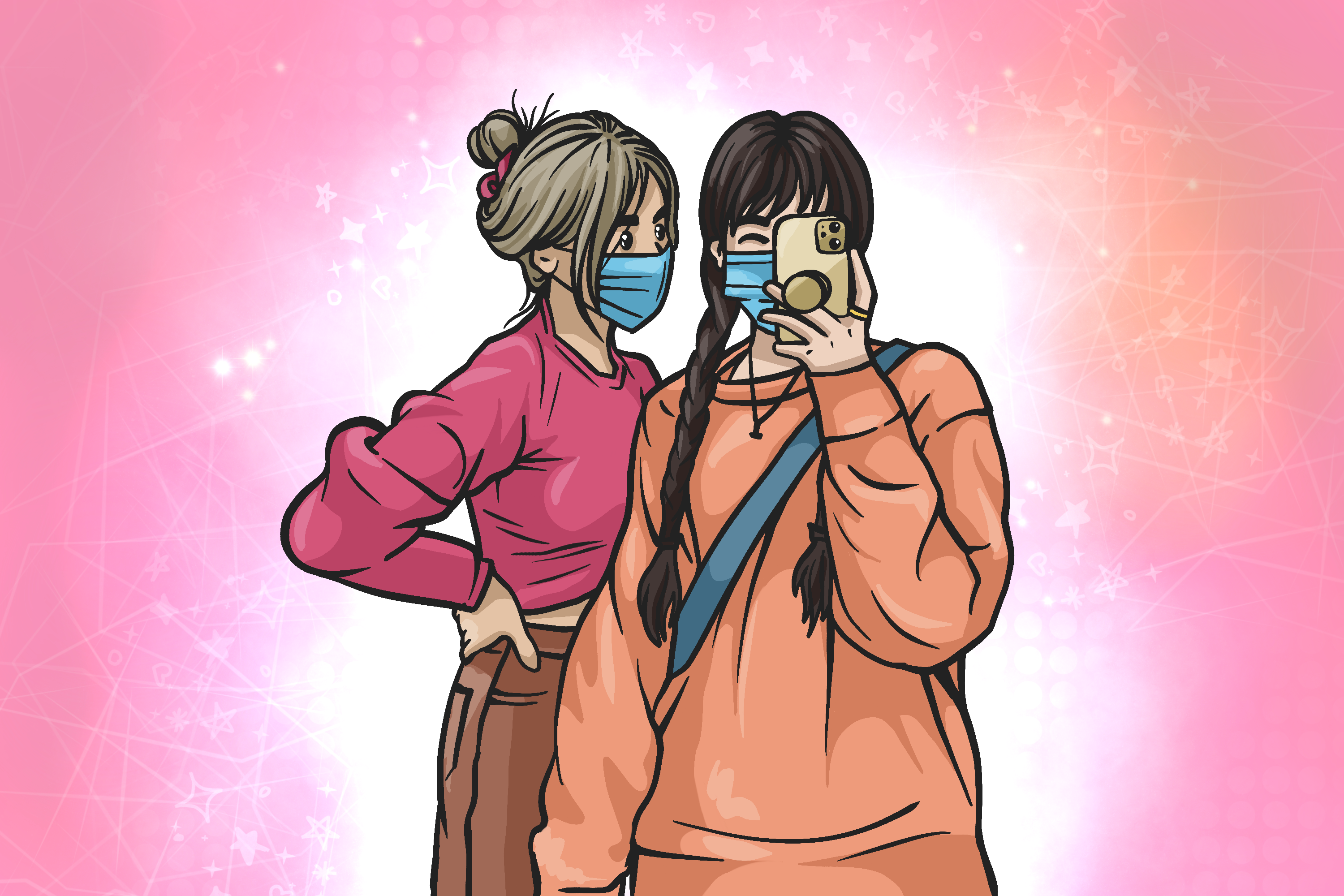 Example of Cute Cartoon Style Portraits