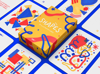 Shapes / Illustrated Card Game card game cards design illustrated cards illustration print design