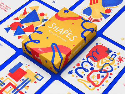 Shapes / Illustrated Card Game card game cards design illustrated cards illustration print design