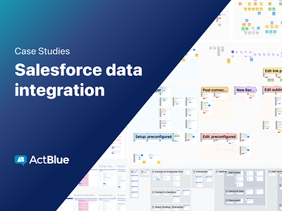 Case study: Salesforce data integration case study design interface saas ui ux web app web design wireframes