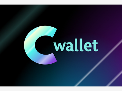 Branding for crypto wallet app "C Wallet" app branding design graphic design logo