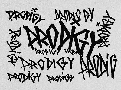 Sketches Prodigy calligraphy hand drawn lettering street type typography