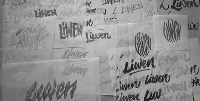 Liwen Concepts concept graphic design hand lettering handmade handstyle process sketch type typography wip