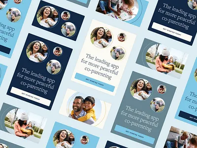 OurFamilyWizard Email CTA Blocks branding children co parenting design divorce email family kids newsletter parenting parents ui ux