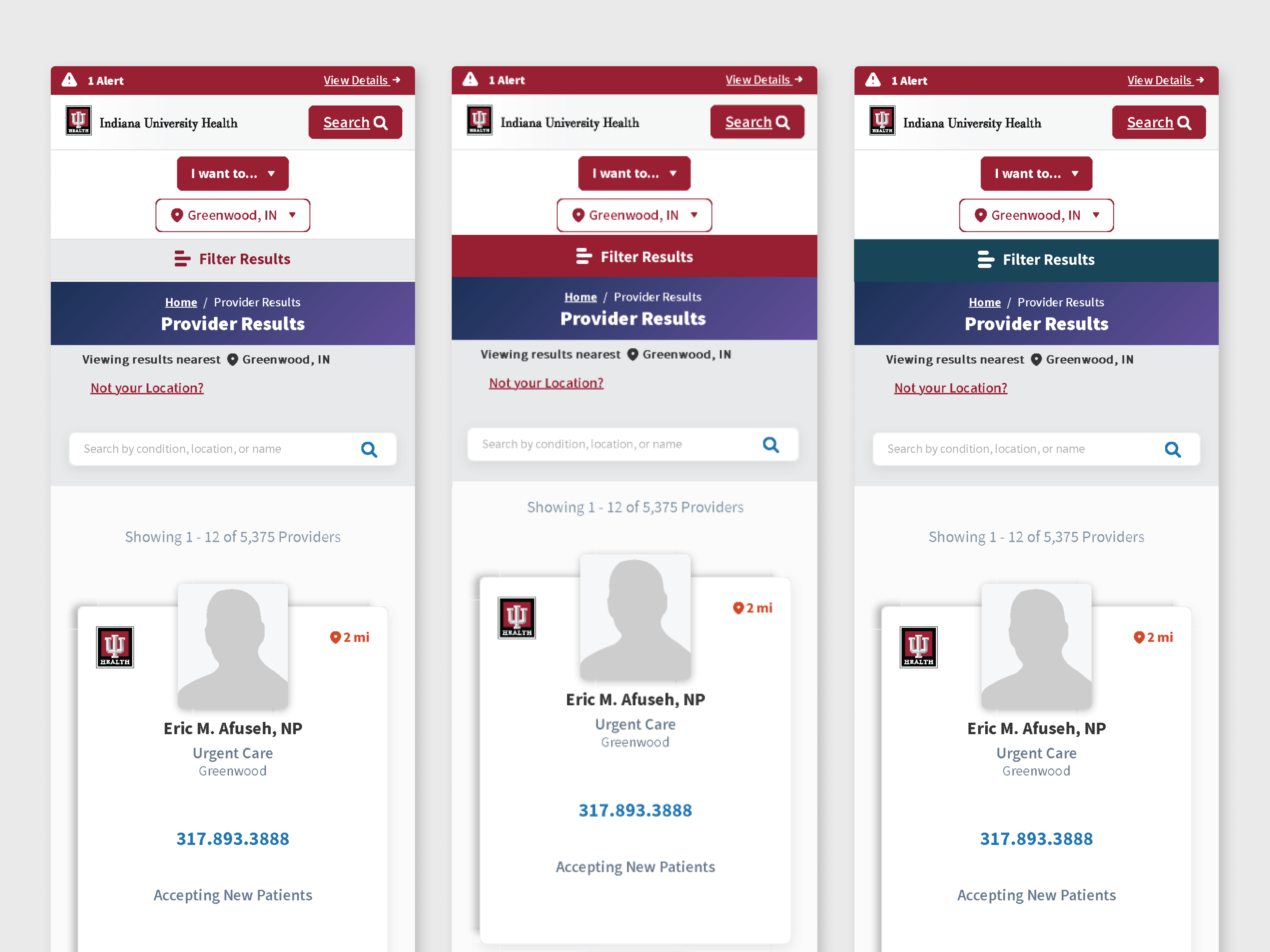 Filter button test variation 2