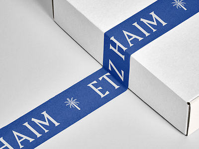 Etz Haim Judaica - Packaging tape brand identity branding design graphic design packaging typography