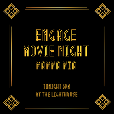 Church Movie Night Promo Graphic