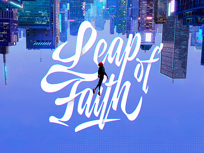 🕷 branding design faith illustration illustrator leap letter lettering letters logo spider spiderman vector
