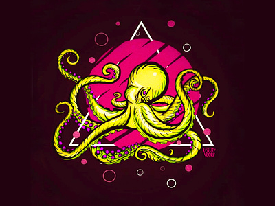 KRAKEN art artist creative design dribble art graphics illustration kraken ocotpus