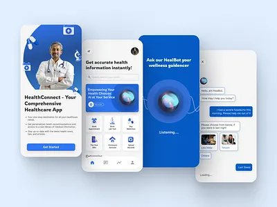 AI Healthcare App aiapp dailyui dailyuichallenge design doctorapp figma gratitude healthapp healthcareapp ui uxuidesigner wellnessapp
