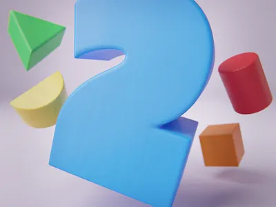 36 Days of Type: Two 3d building blocks illustration toys type design