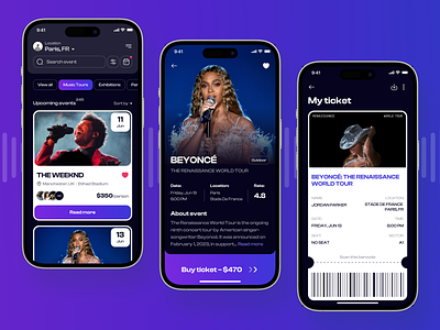Event App Design: iOS/Android android app app design application application design best app best app design best mobile app design ios ios app design mobile top app top mobile app ui ux