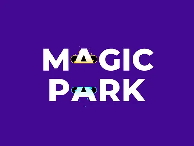 MAGIC PARK logo concept art branding concept design illustration logo vector