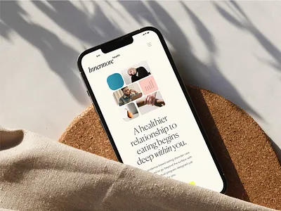 Website for eating disorder treatment provider branding care design disorder graphic design health healthcare landing page mental health website