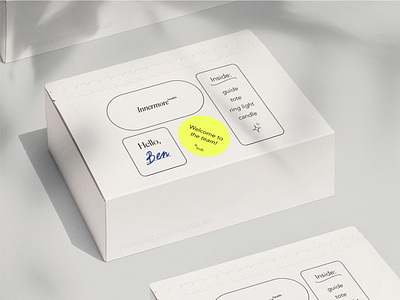 Packaging for eating disorder treatment consultancy box branding care design graphic design healthcare mental health packaging visual