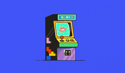 Game Over design illustration procreate