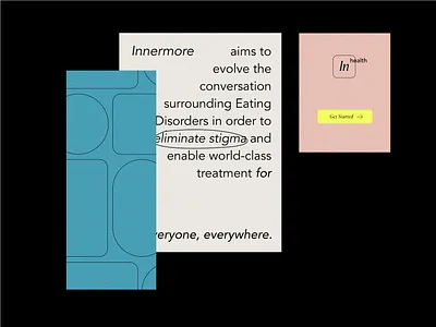 Visuals for eating disorder treatment consultancy asset union branding care design eating disorder graphic design healthcare mental health