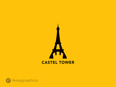 Casteltower logo artwork branding castel combination design graphic design illustration logo logodesign minimalist modern tower typography vector