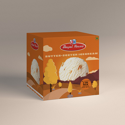 Ice-cream packaging design box brandidentity branding creative dessert food icecream illustration inspiration packaging vector